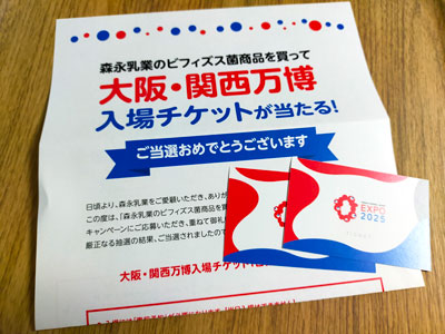 大阪・関西万博入場ペアチケット